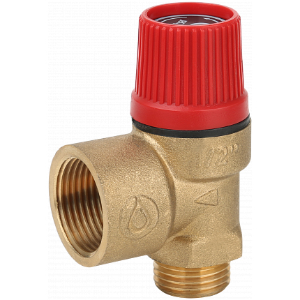 Клапан предохранительный ВР-НР Gappo G1457.2 1/2"x3/4"x2.5 бара