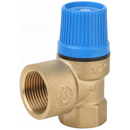 Клапан предохранительный ВР-ВР Gappo G1456.1 1/2"x3/4"x6 бар