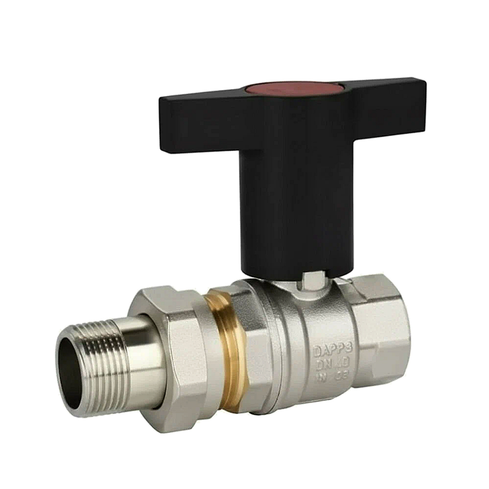 Кран шаровой полнопроходной с американкой Gappo G218.05 ВР/НР 3/4" уп. 10 шт.