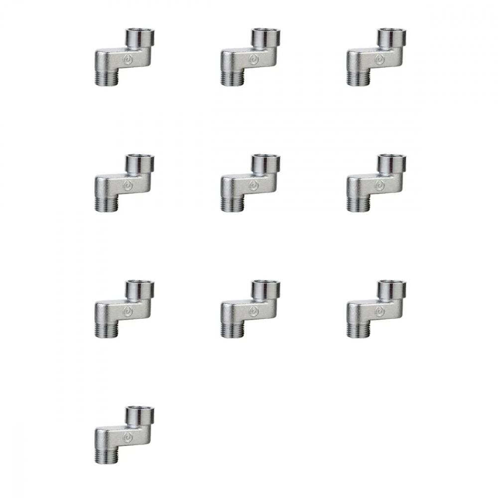 Эксцентрик ВР-НР, никелированный Gappo G2290.10 1/2"x1/2"x10 уп. 10 шт.